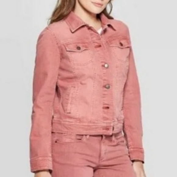 Universal Thread Jackets & Blazers - Universal Thread Pink Denim Jacket